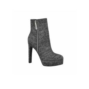 Guess Women's Silver / Gray Dejah Platform Bootie